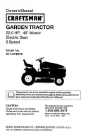 Предварительный просмотр 1 страницы Craftsman 917.274970 Owner'S Manual