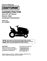 Craftsman 917.275023 Owner'S Manual preview