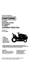 Preview for 1 page of Craftsman 917.275030 Owner'S Manual