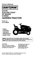Craftsman 917.275032 Owner'S Manual preview