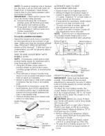 Предварительный просмотр 21 страницы Craftsman 917.276080 Owner'S Manual