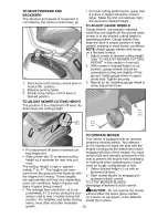 Preview for 12 page of Craftsman 917.276180 Operator'S Manual