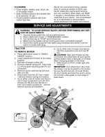 Preview for 21 page of Craftsman 917.276180 Operator'S Manual