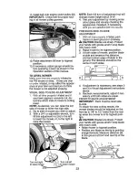 Предварительный просмотр 23 страницы Craftsman 917.276181 Operator'S Manual