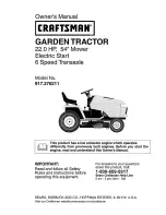 Craftsman 917.276211 Owner'S Manual preview