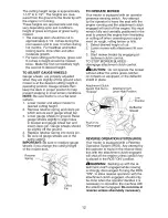 Предварительный просмотр 12 страницы Craftsman 917.276361 Owner'S Manual