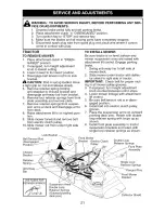 Предварительный просмотр 21 страницы Craftsman 917.276361 Owner'S Manual