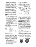 Предварительный просмотр 15 страницы Craftsman 917.276380 Owner'S Manual