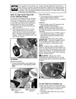 Preview for 11 page of Craftsman 917.276620 Operator'S Manual