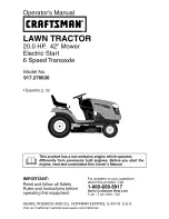 Craftsman 917.276630 Operator'S Manual preview