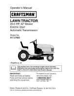 Preview for 1 page of Craftsman 917.27682 Operator'S Manual