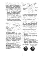 Предварительный просмотр 14 страницы Craftsman 917.276821 Operator'S Manual