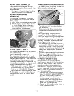 Preview for 12 page of Craftsman 917.276840 Operator'S Manual