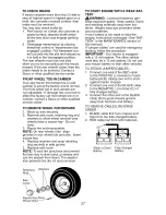 Предварительный просмотр 27 страницы Craftsman 917.276842 Operator'S Manual