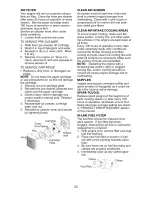 Предварительный просмотр 22 страницы Craftsman 917.276911 Operator'S Manual