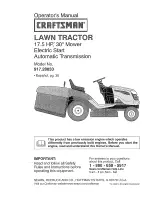 Предварительный просмотр 1 страницы Craftsman 917.28033 Operator'S Manual