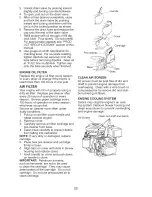 Preview for 20 page of Craftsman 917.286050 Operator'S Manual