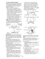 Preview for 23 page of Craftsman 917.286050 Operator'S Manual