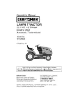 Preview for 1 page of Craftsman 917.28638 Operator'S Manual