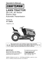 Craftsman 917.28642 Operator'S Manual предпросмотр