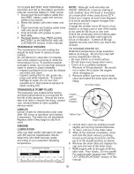 Предварительный просмотр 19 страницы Craftsman 917.28734 Operator'S Manual