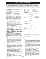 Preview for 40 page of Craftsman 917.28810 Operator'S Manual