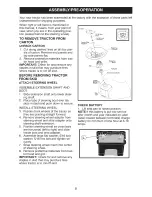 Предварительный просмотр 8 страницы Craftsman 917.28811 Operator'S Manual