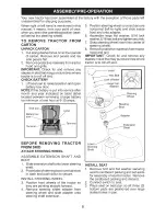 Предварительный просмотр 8 страницы Craftsman 917.28814 Operator'S Manual