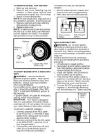 Предварительный просмотр 23 страницы Craftsman 917.28821 Operator'S Manual