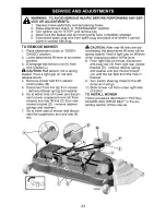 Preview for 23 page of Craftsman 917.28832 Operator'S Manual