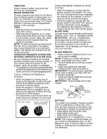 Preview for 17 page of Craftsman 917.28834 Operator'S Manual