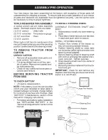 Preview for 8 page of Craftsman 917.28851 Operator'S Manual