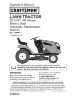 Preview for 1 page of Craftsman 917.28853 Operator'S Manual