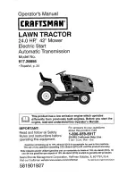 Craftsman 917.28856 Operator'S Manual preview