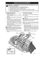 Предварительный просмотр 21 страницы Craftsman 917.28870 Operator'S Manual