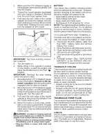 Preview for 21 page of Craftsman 917.28874 Operator'S Manual