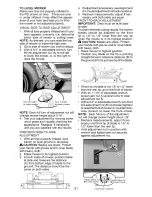 Предварительный просмотр 21 страницы Craftsman 917.28890 Operator'S Manual