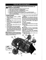 Preview for 21 page of Craftsman 917.28922 Operator'S Manual