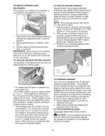 Предварительный просмотр 12 страницы Craftsman 917.28925 Operator'S Manual