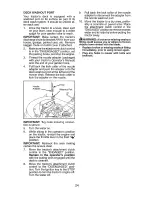 Предварительный просмотр 24 страницы Craftsman 917.28945 Operator'S Manual