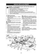 Предварительный просмотр 25 страницы Craftsman 917.28945 Operator'S Manual