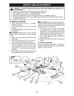 Предварительный просмотр 26 страницы Craftsman 917.28948 Operator'S Manual