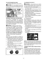 Preview for 17 page of Craftsman 917.28990 Operator'S Manual