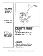 Craftsman 917.292350 Owner'S Manual preview