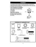 Preview for 5 page of Craftsman 917.292391 Owner'S Manual