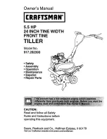 Craftsman 917.292393 Owner'S Manual preview