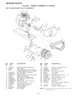 Preview for 21 page of Craftsman 917.292460 Owner'S Manual