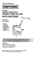 Preview for 1 page of Craftsman 917.292491 Owner'S Manual