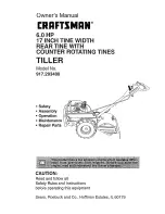 Craftsman 917.293400 Owner'S Manual предпросмотр