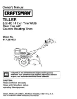 Предварительный просмотр 1 страницы Craftsman 917.293472 Owner'S Manual